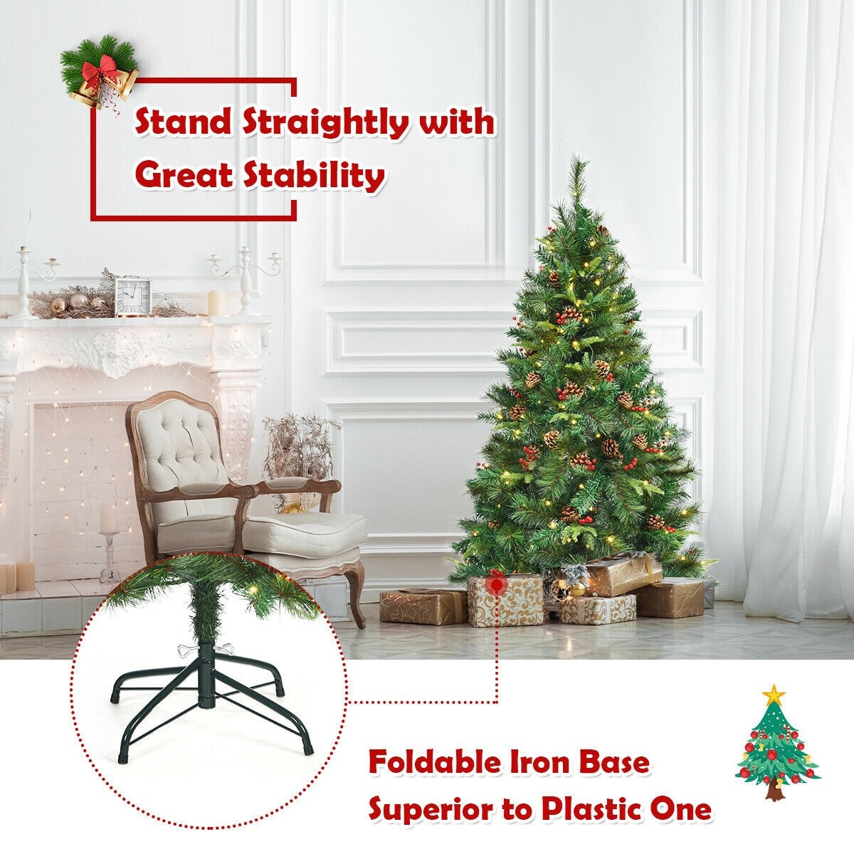 Forclover HYFW-TR812 Artificial-Christmas-Trees - View #5
