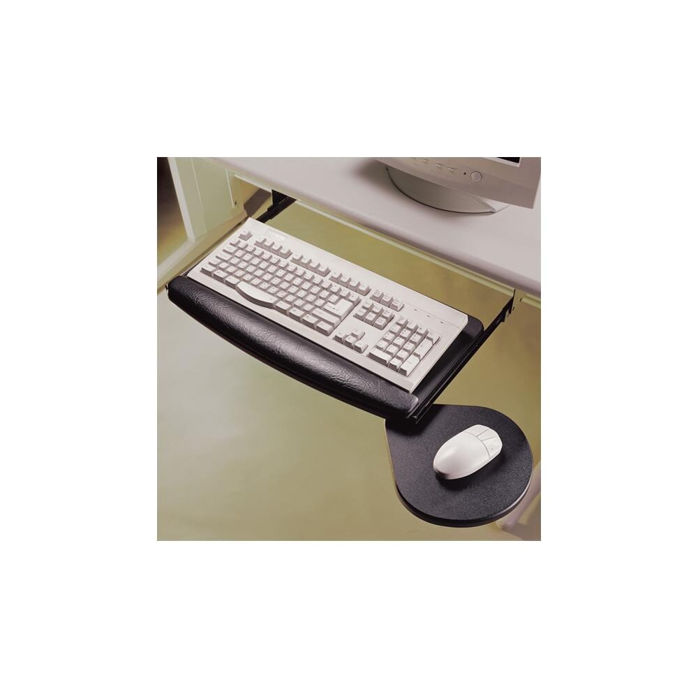  NORS5932 Office Source OSF500BLK 20 in. Black Slide Out Keyboard Tray
