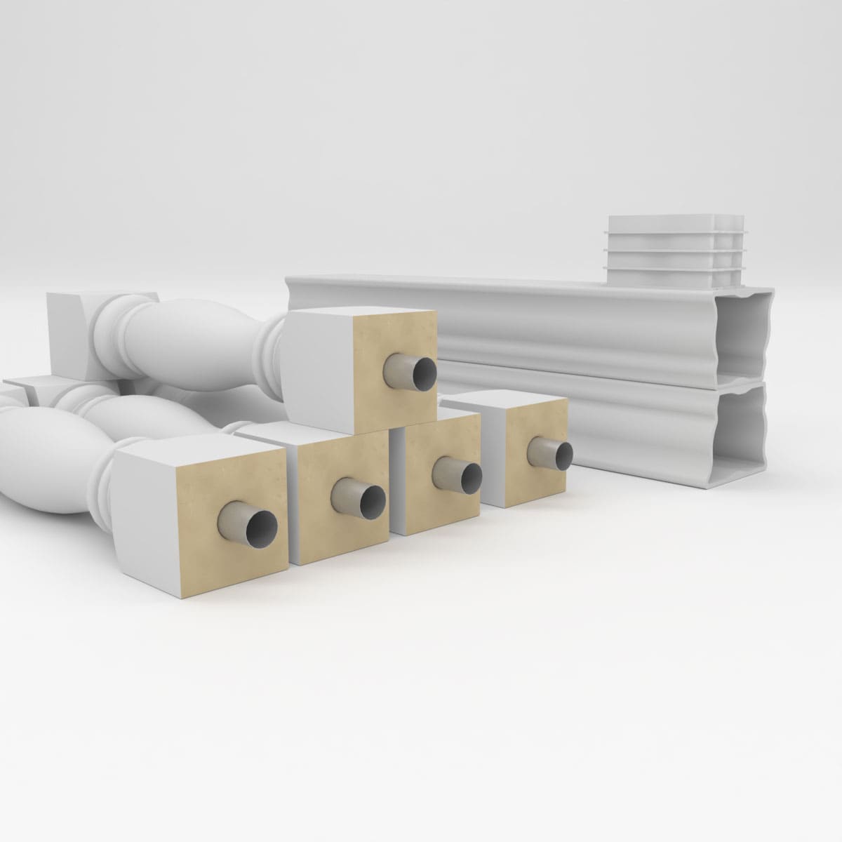 Ekena Millwork BALK42X036EMA railings - View #6