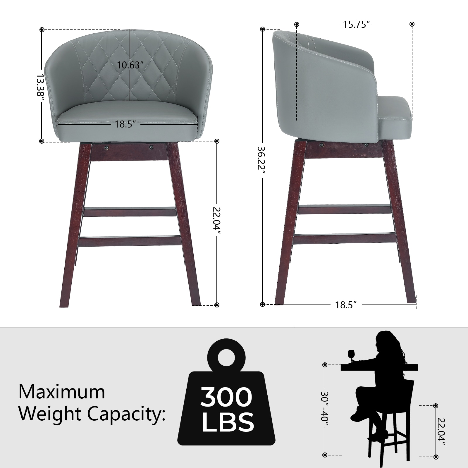 LOVMOR SF-L-2118-LG stools - View #6