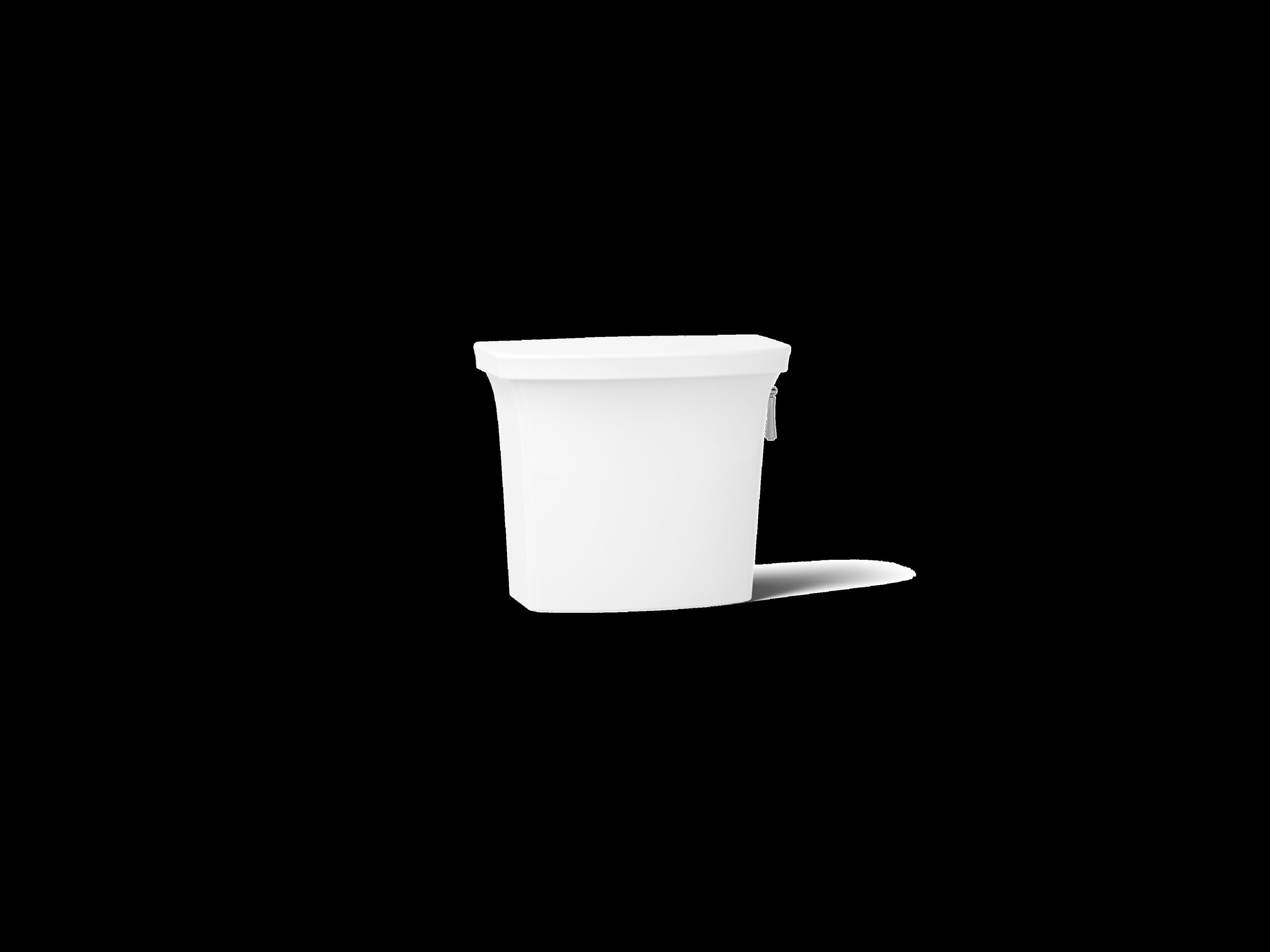 KOHLER K-4143-RA-0 Corbelle White 1.28 -GPF Single -Flush High Efficiency Toilet Tank