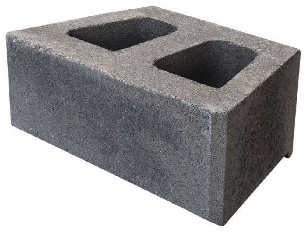 6-in H x 16-in L x 10-in D Grey/Charcoal Concrete Retaining Wall Block in Gray | - Lowe's 196-LMW-GC