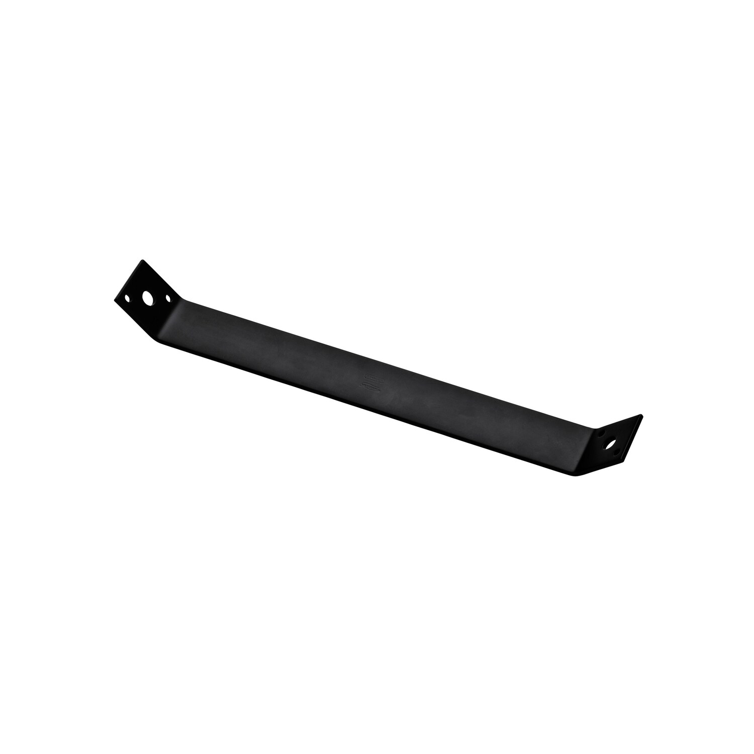National Hardware  13.3 in. H X 1.5 in. W X 1/8 in. D Black Carbon Steel Inside Strap Brace