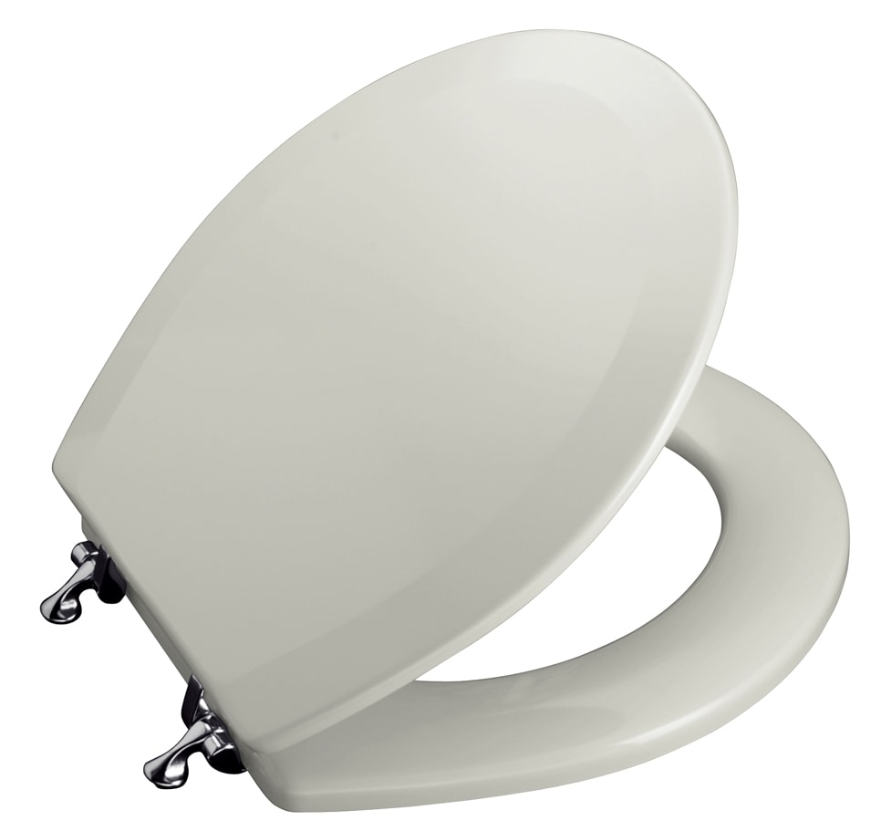 KOHLER Triko Ice Grey Toilet Seat at Lowes.com