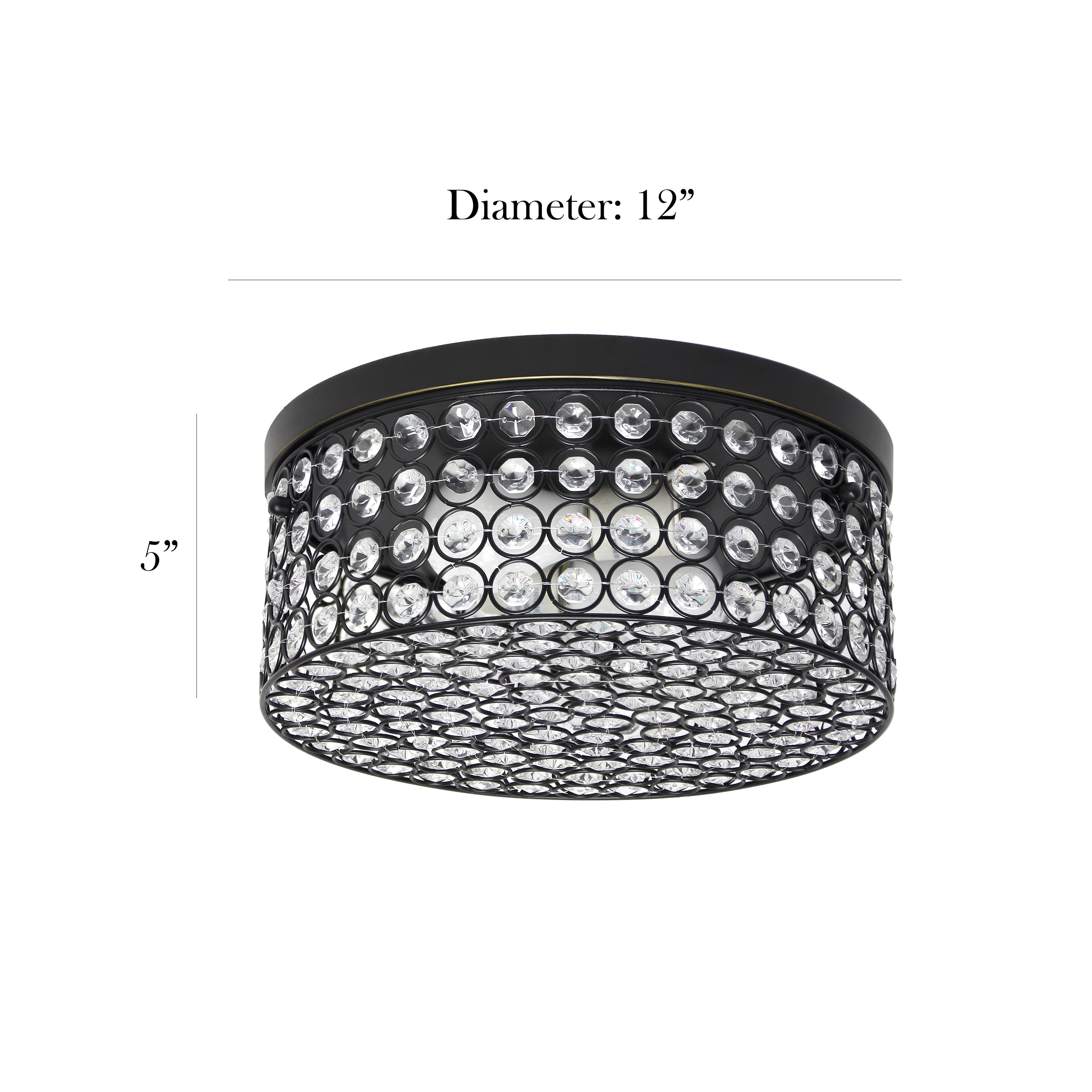 Elegant Designs FM1003-RBZ flushmounts - View #3