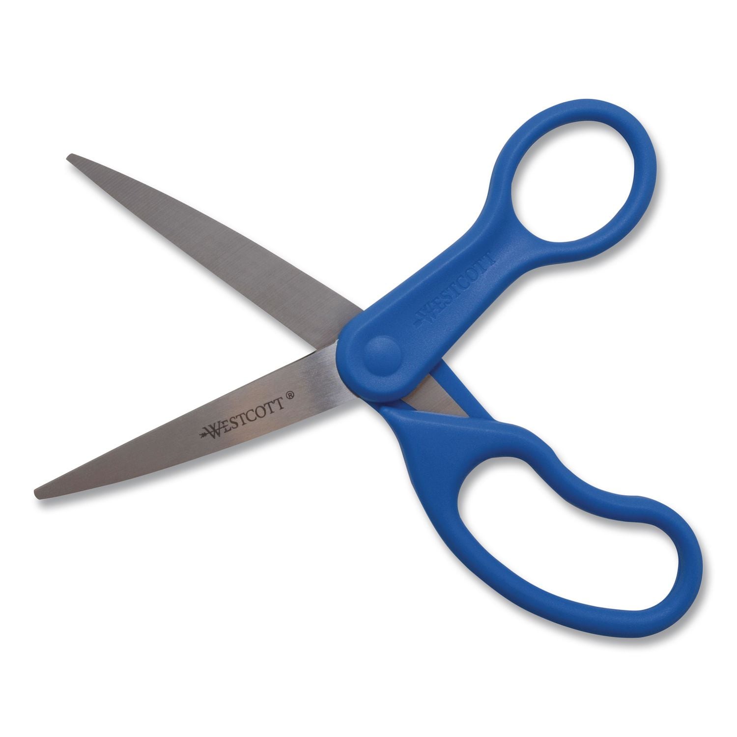 Westcott 8Inch Straight All Purpose Scissors Stainless Steel Pointed Tip Stainless Steel #4121-8