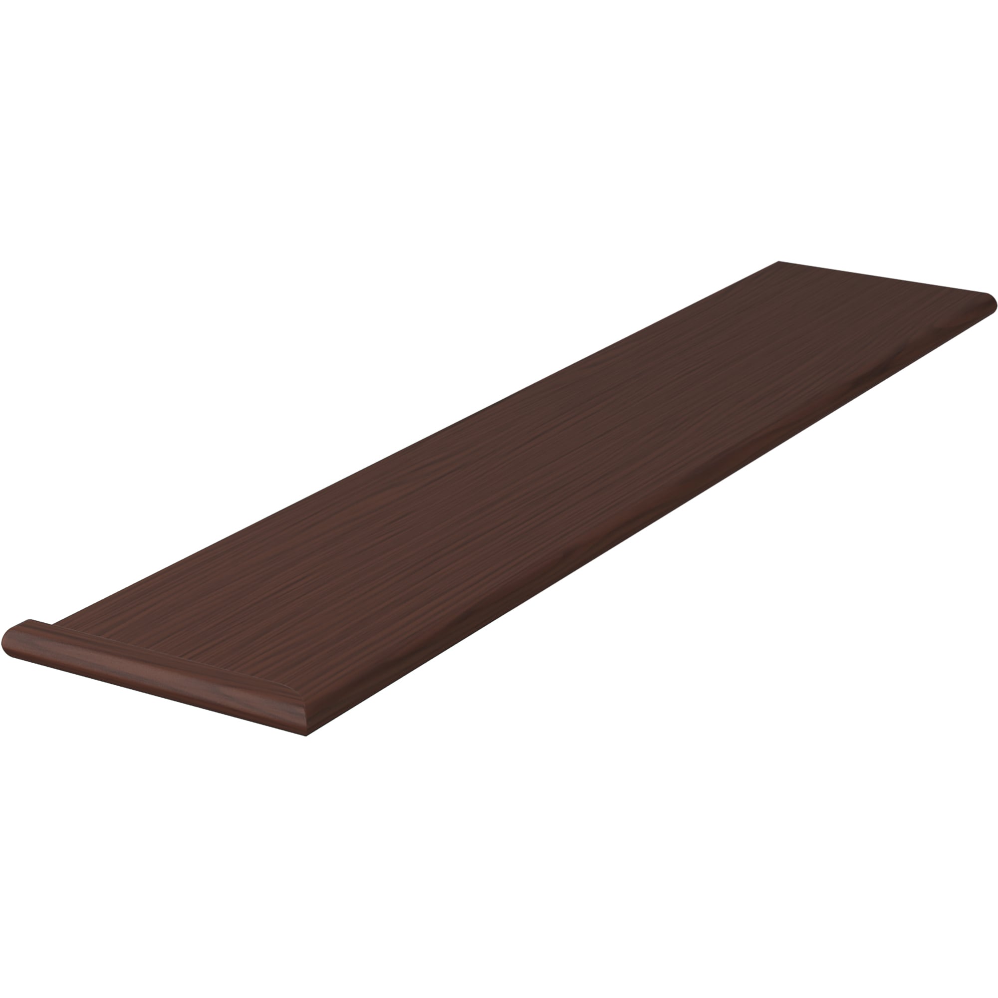 L.J. Smith Stair Systems 10.5-in x 48-in x 1-in Brown Walnut