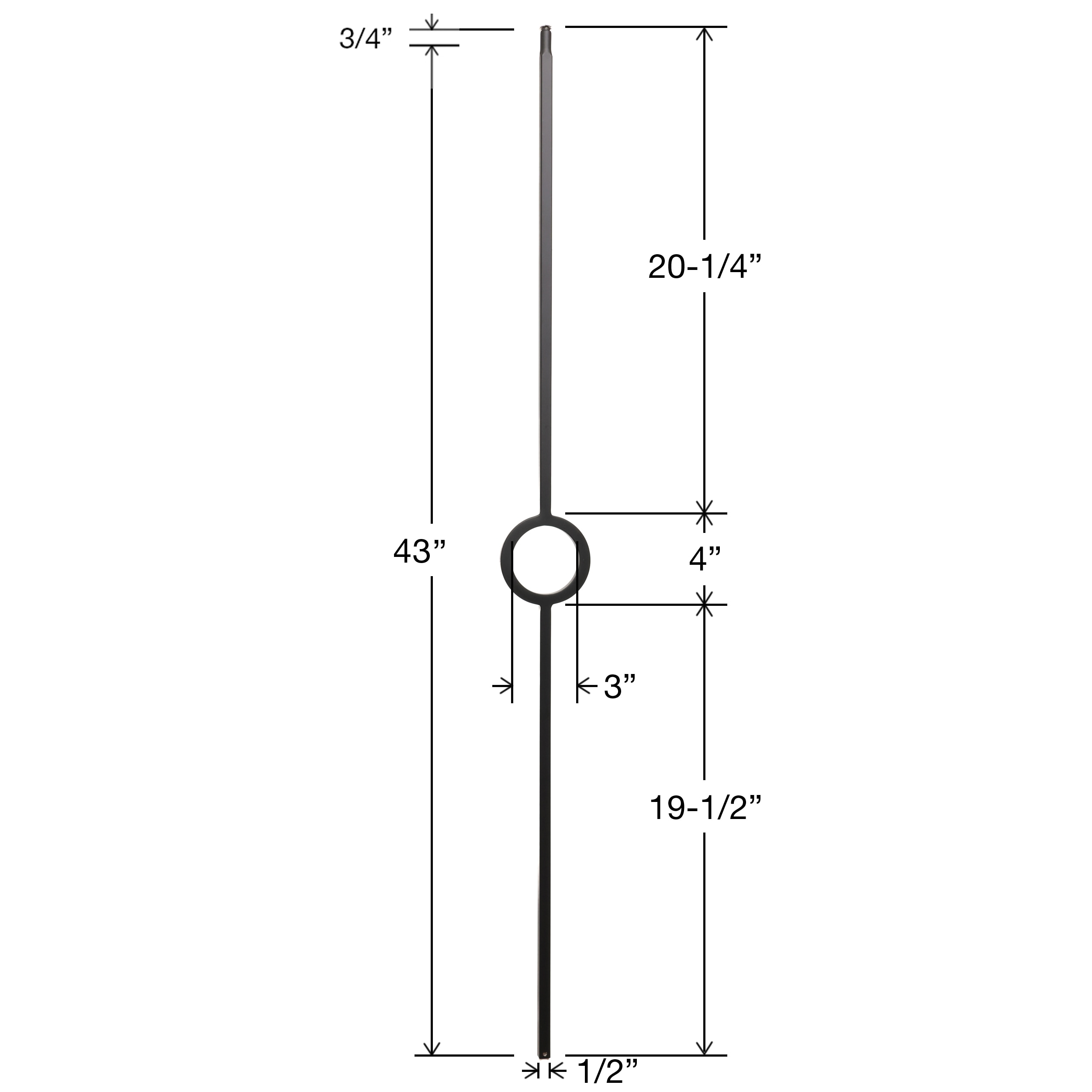 RELIABILT WGT72SB Interior-Stairpart-Balusters - View #5