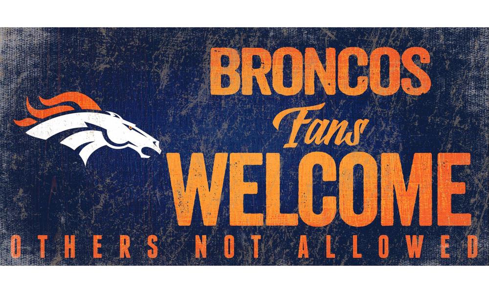 Buy Denver Broncos Wall Art Cheap For Living Room Wall Decor – 4 Fan Shop