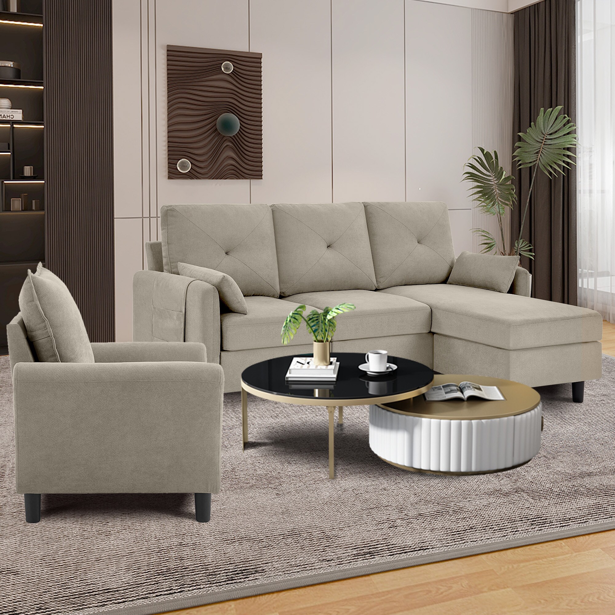 Jarenie YMX0223BE Living-Room-Sets - View #3