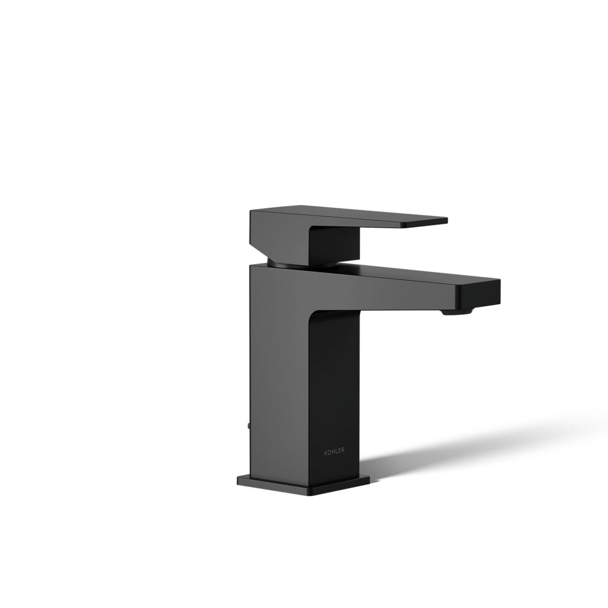 Honesty Matte Black Single-Handle Low-Arc Bathroom Faucet