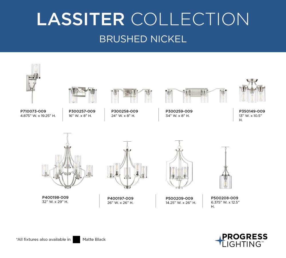 Brushed Nickel 19.25" Wall Sconce with Clear Glass Shade