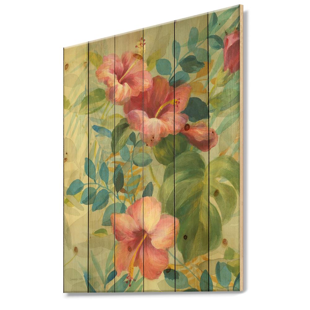 Designart 46-in H x 36-in W Country Wood Print at Lowes.com