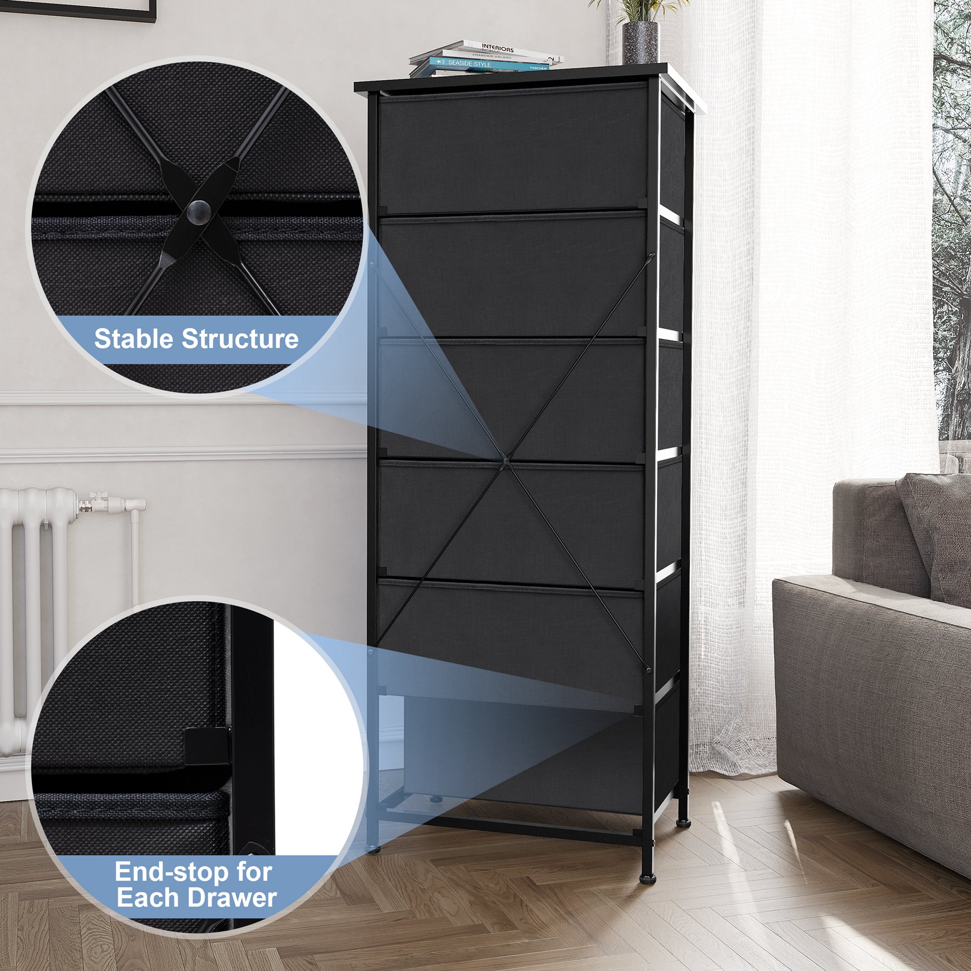 CloudFly CL-HD013BLK dressers - View #3