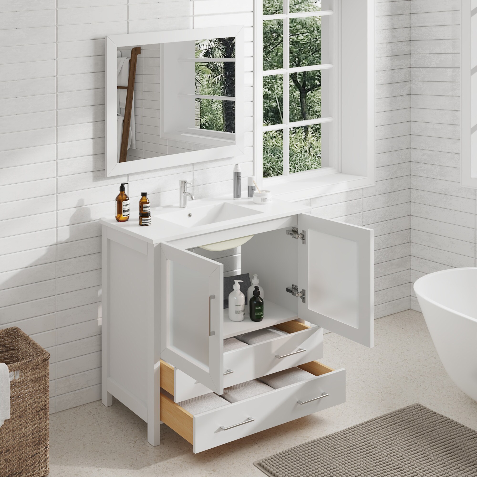 Vanity Art VA3036-W Bath-Vanity-Combo - View #3