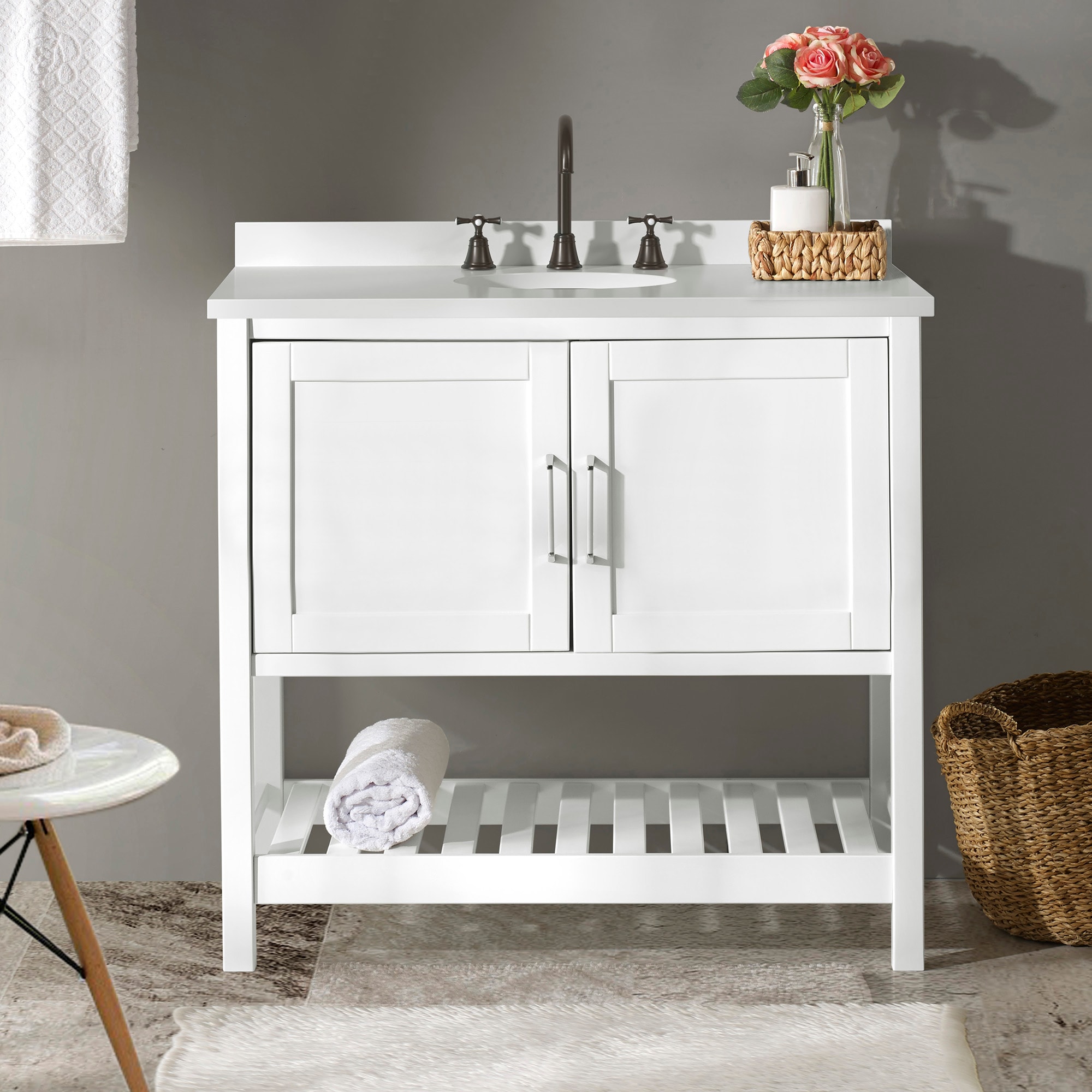 Alaterre Furniture AVAN36WHAA vanities - View #2