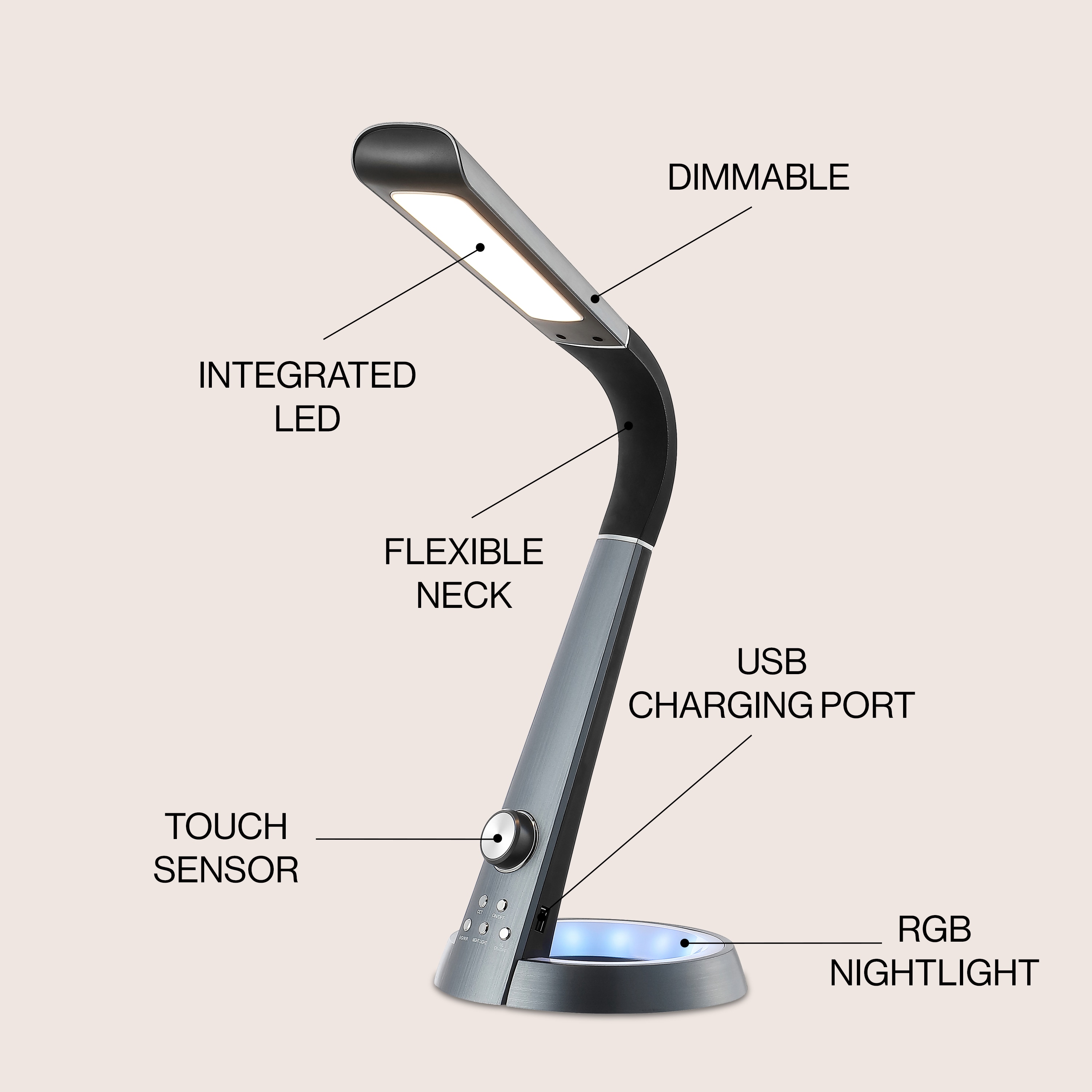 JONATHAN  Y JYL7700A Desk-Table-Lamps - View #2