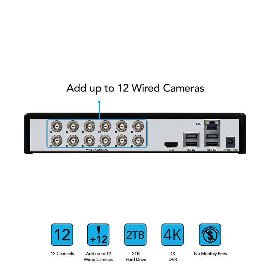 Night Owl DVRDP812-2 Security-Systems - View #4