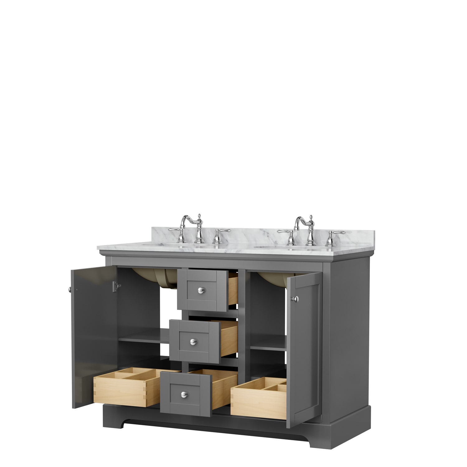 Wyndham Collection WCV232348DKGCMUNOMXX Bath-Vanity-Combo - View #2
