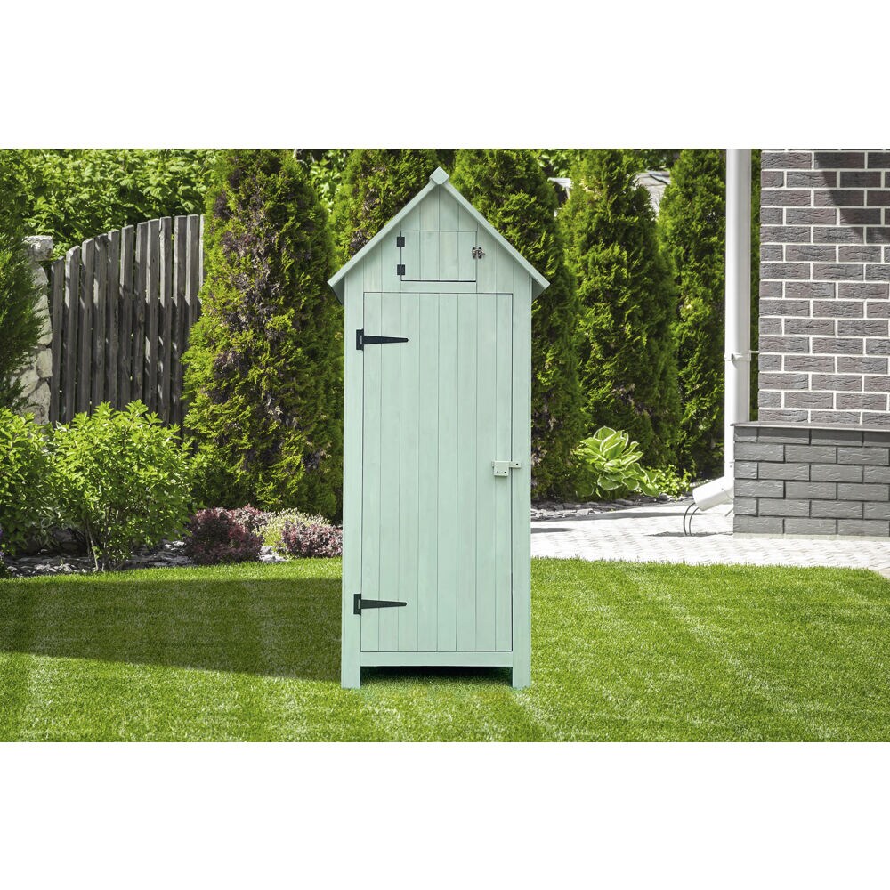 Hanover 3-ft x 2-ft Wood Storage Shed (Floor Included) in the Wood ...