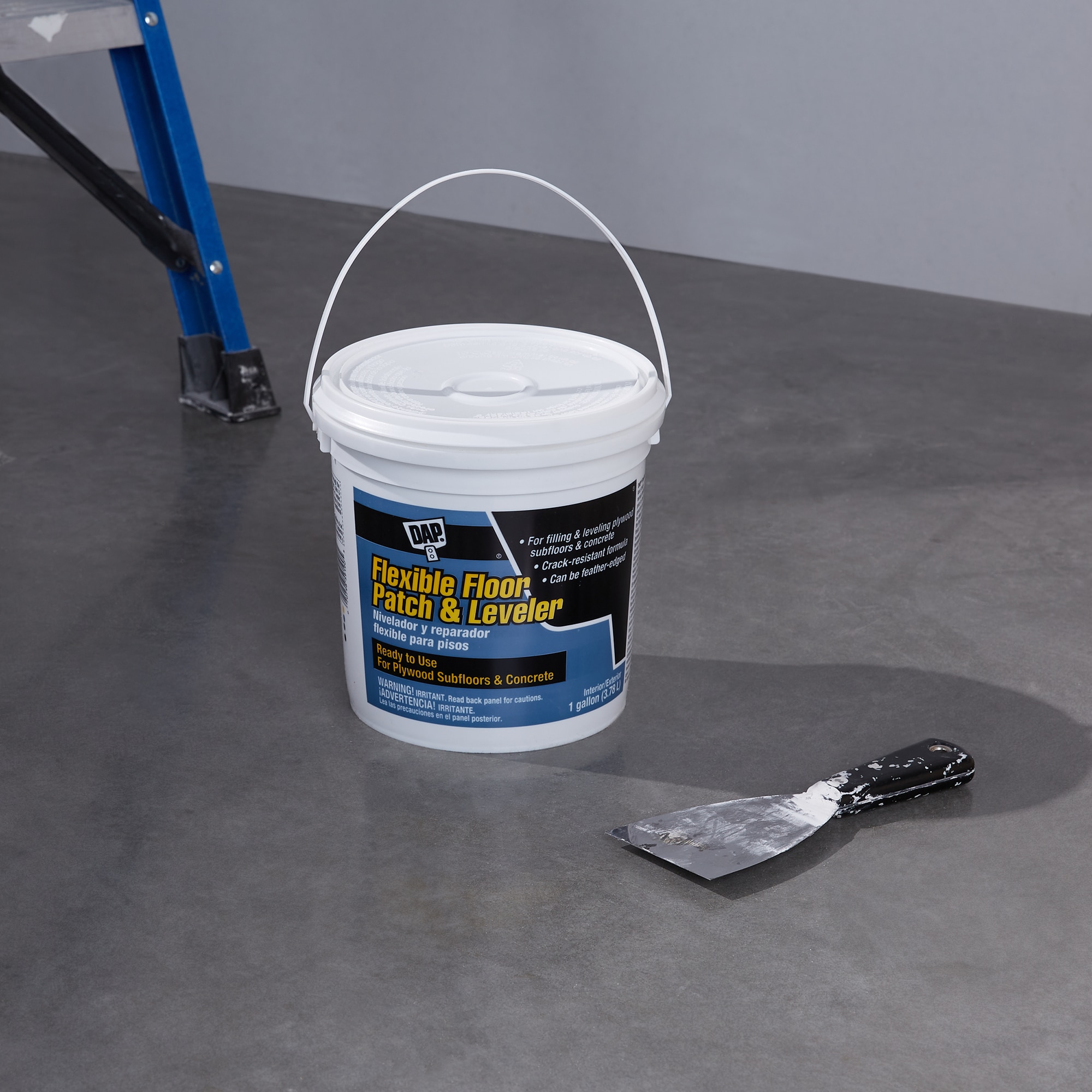 Dap Flexible Floor Patch And Leveler 128 Oz Waterproof Interior Exterior Gray Patching Compound In The Kling Department At Lowes Com