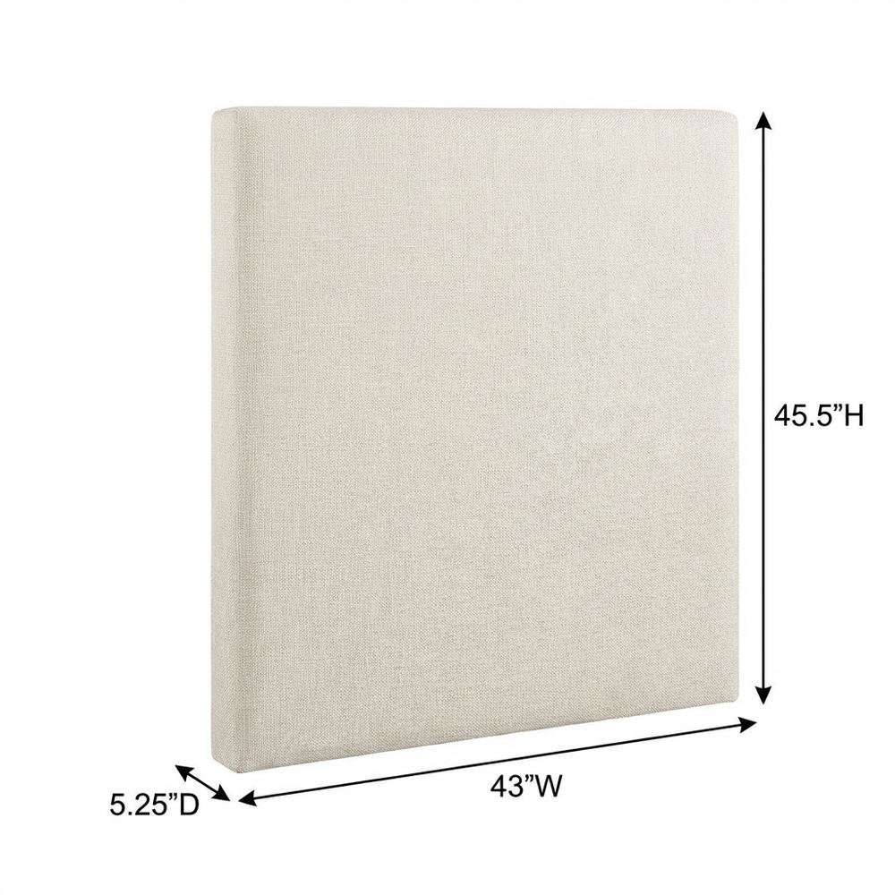 FurniFact BO3325666WHT Upholstered-Headboards - View #6
