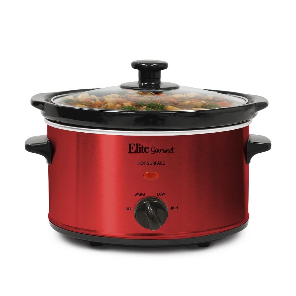 Courant 3.2 Quart Slow Cooker - Red