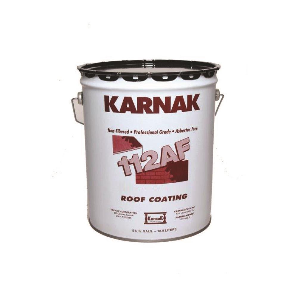 KARNAK 112 Non-Fibered Asphalt Roof Coating 640-fl oz Roof Seam Sealant at