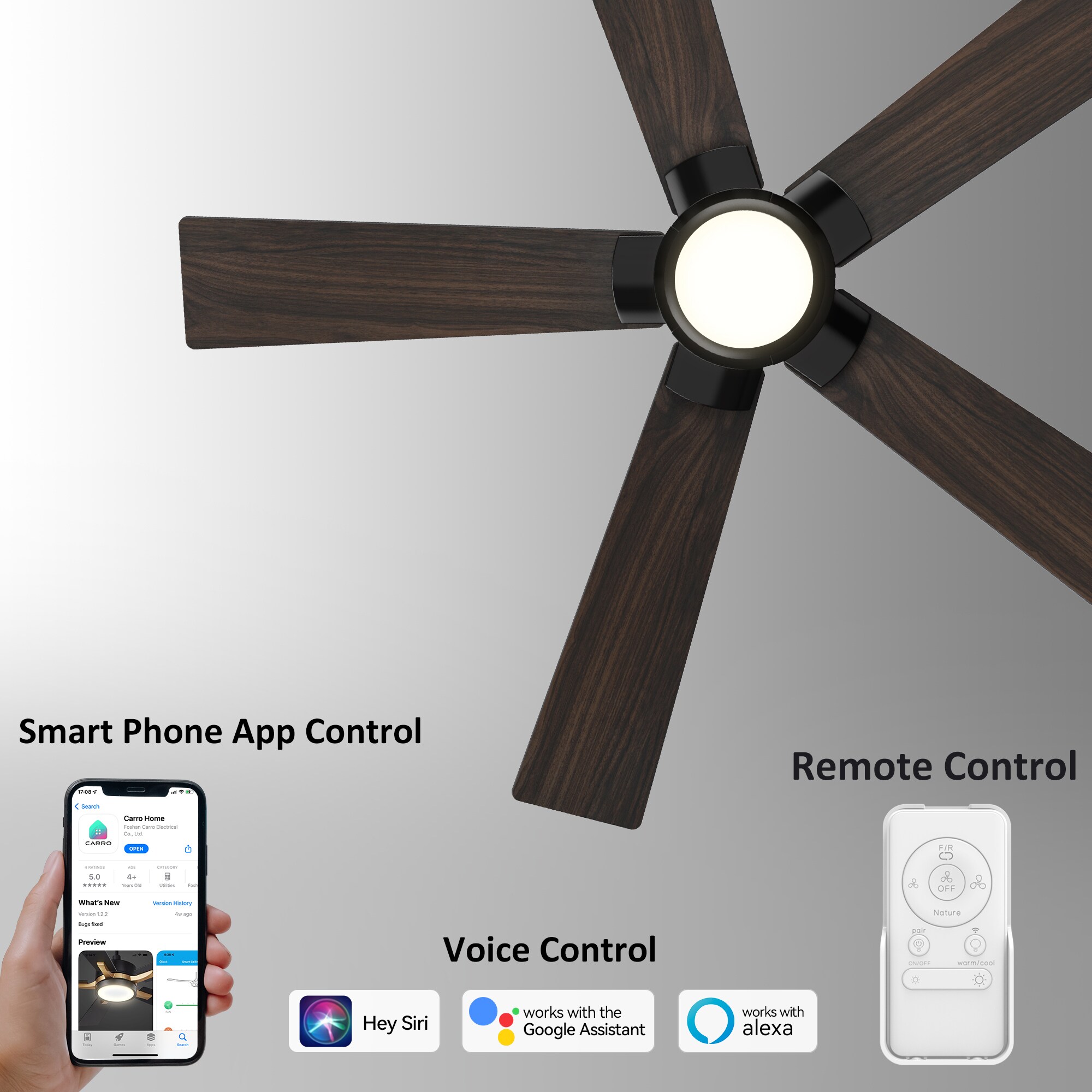 CARRO USA LS525J1-L11-B5-1 Ceiling-Fans - View #2