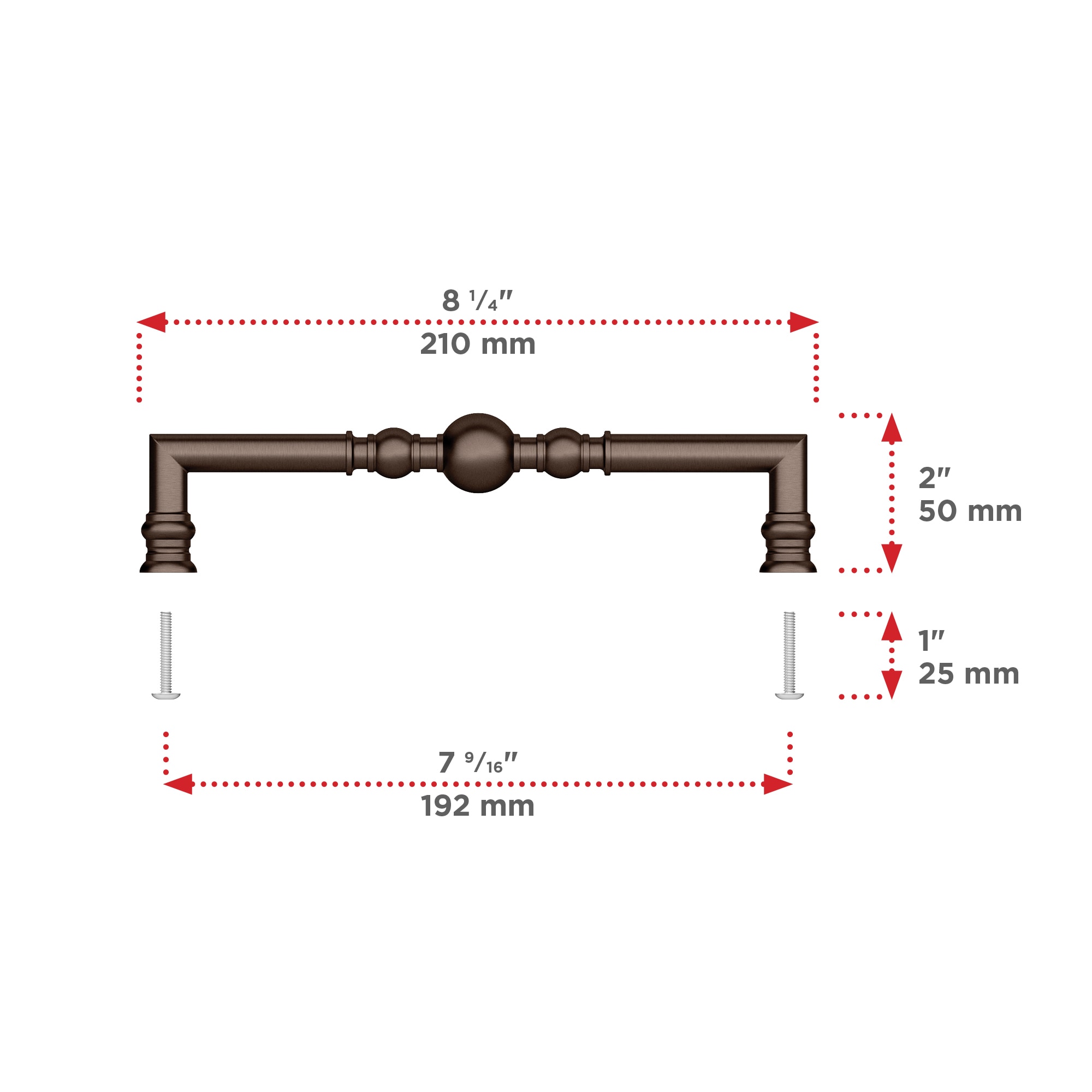 Richelieu BP8789192HBRZ Cabinet-Pulls - View #4