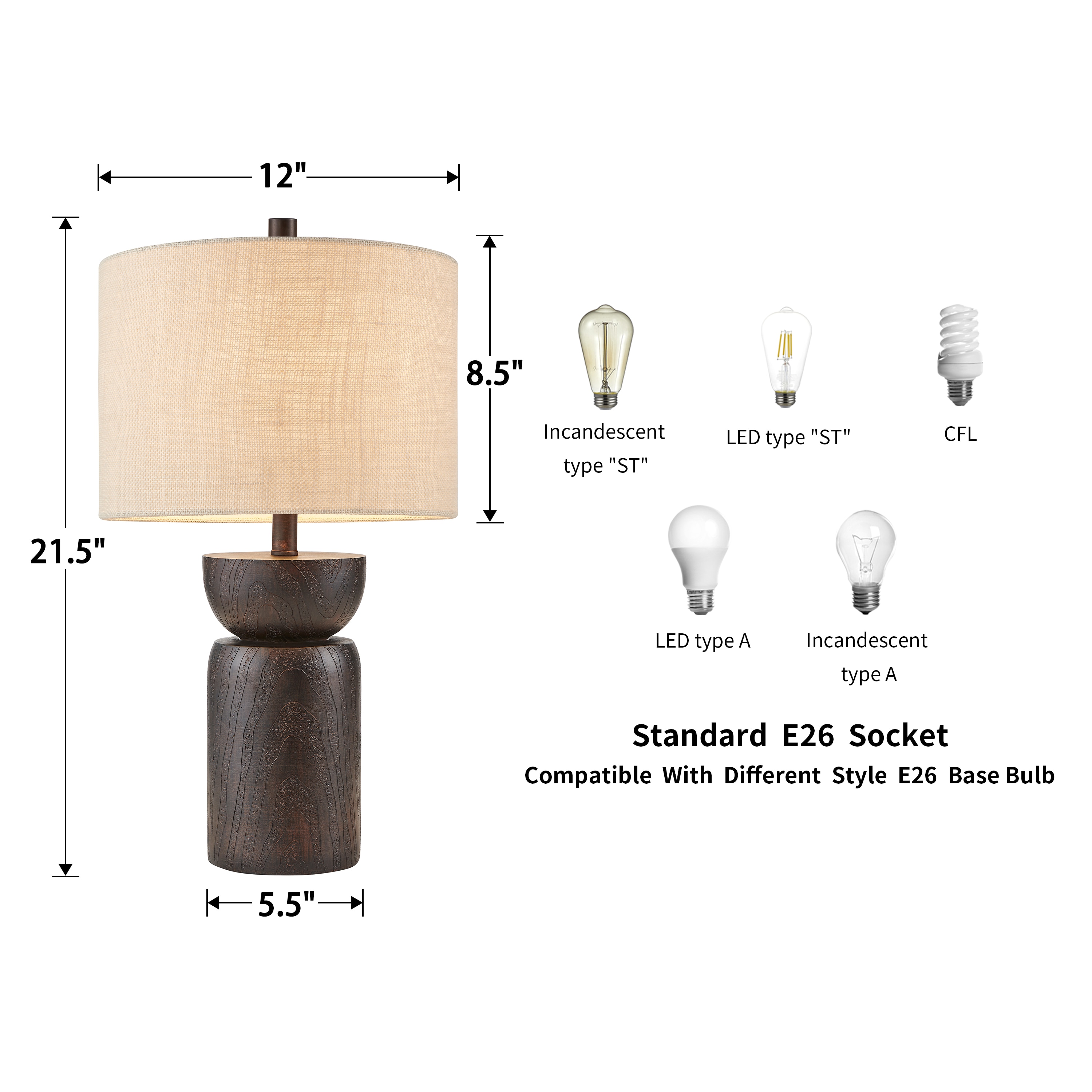 KAWOTI 21363 Table-Lamps - View #5