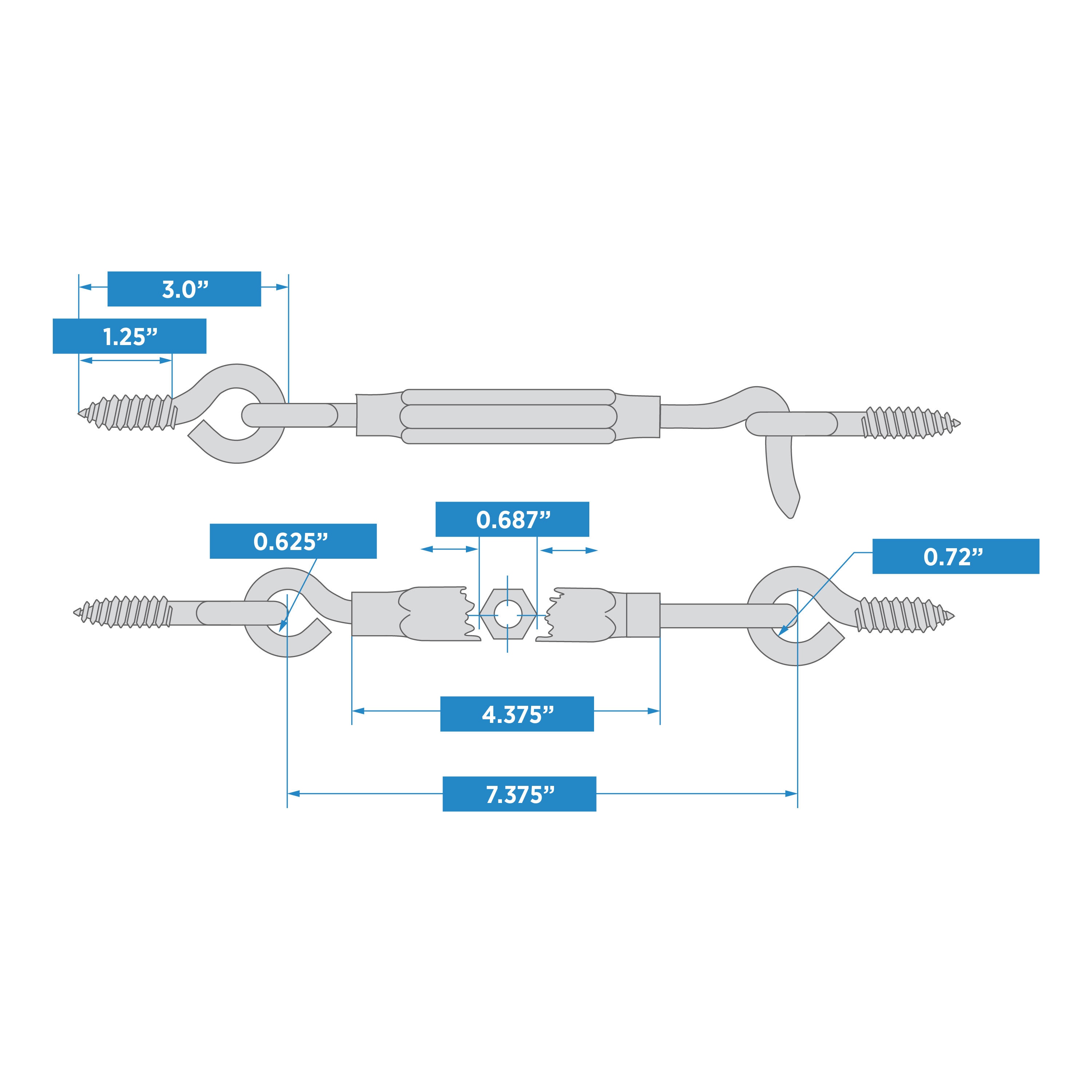 National Hardware N222-059 turnbuckles - View #6