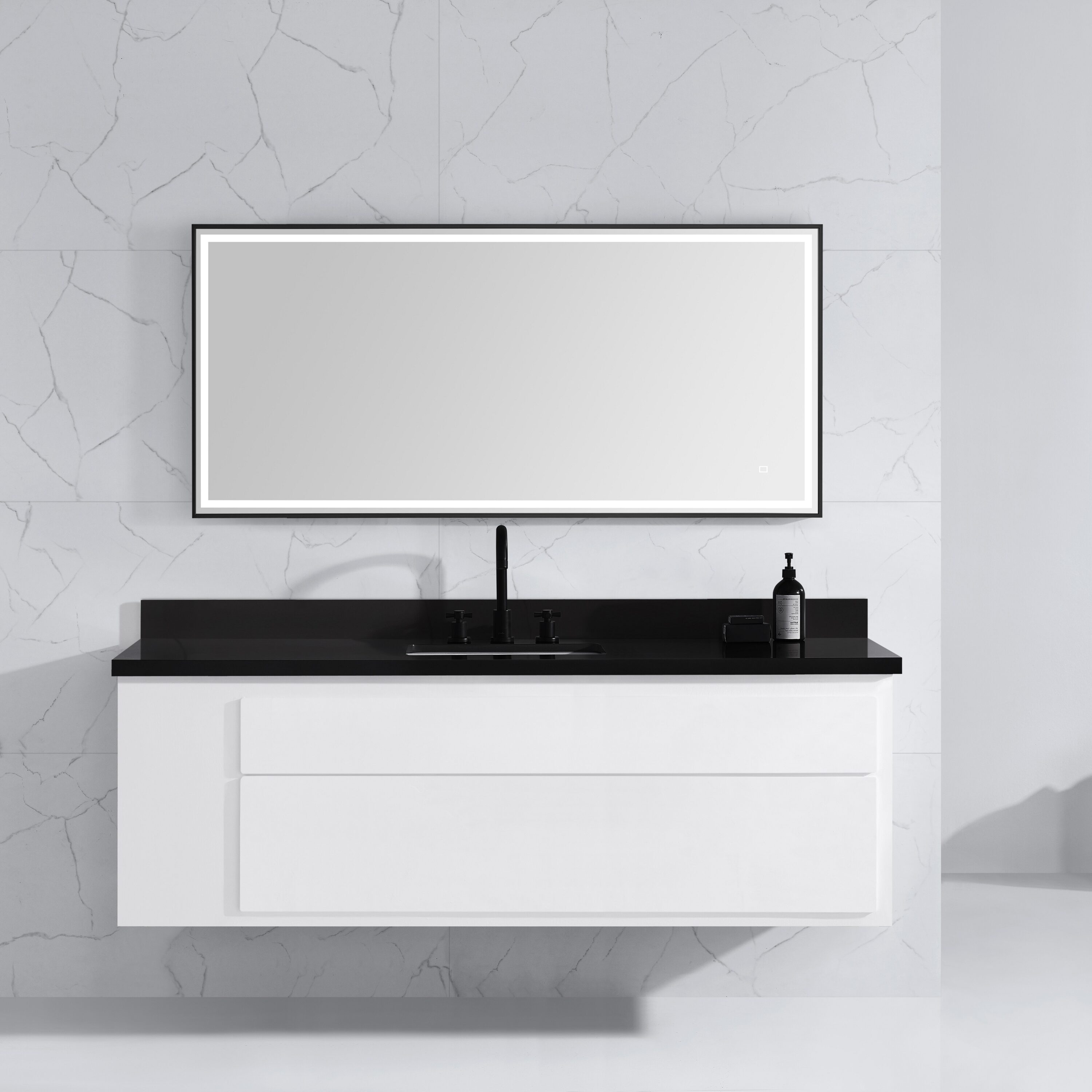 Avanity LED-M59-MB Framed-Bath-Mirrors - View #3