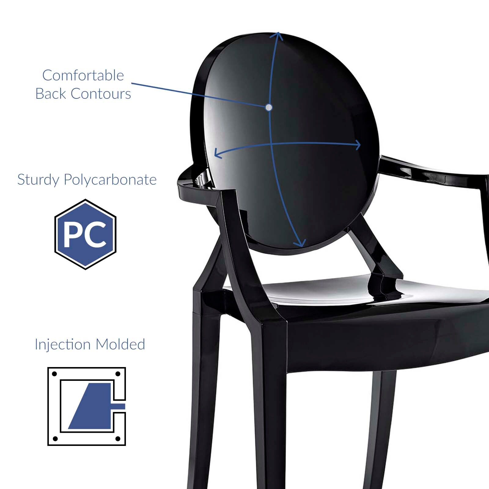 Modway EEI-121-BLK Dining-Chairs - View #3