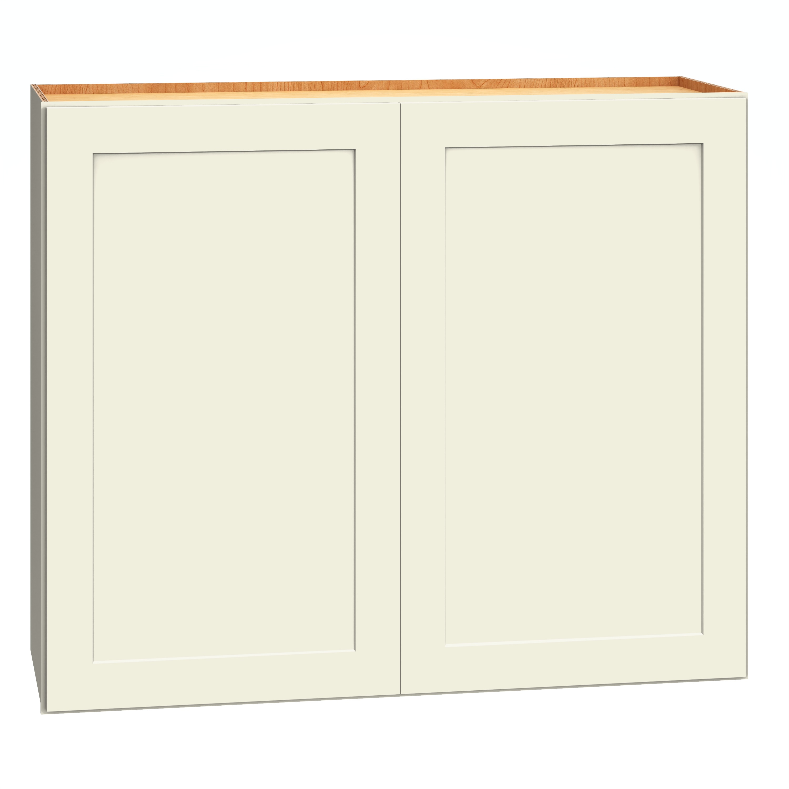 Shaker Ready To Assemble 42 in. W x 36 in. H x 12 in. D Plywood Wall Kitchen Cabinet in Denver White Painted Finish