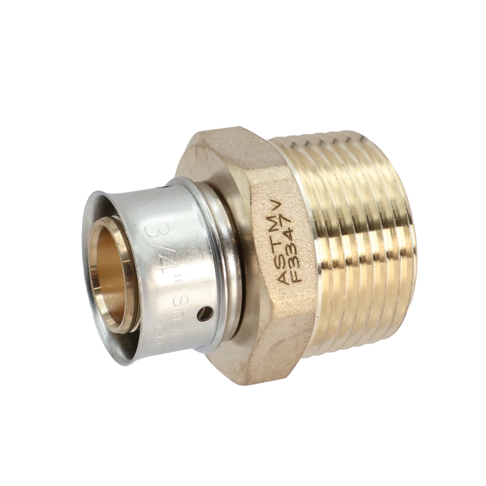 SharkBite 3/4-in PEX Press x 1-in MNPT Brass Male Adapter