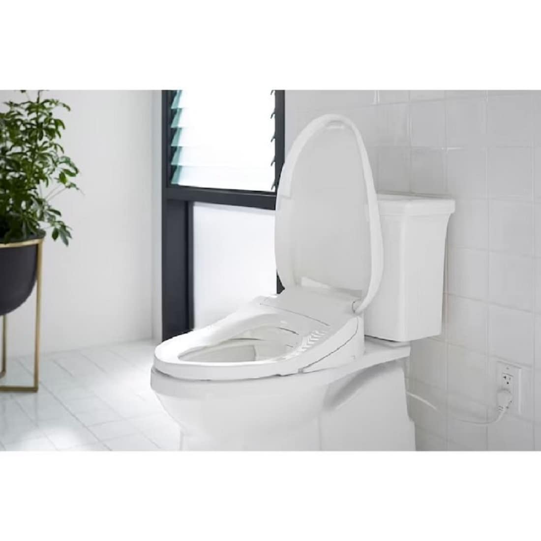 KOHLER PureWash E820 Plastic White Elongated Soft Close Heated Bidet ...