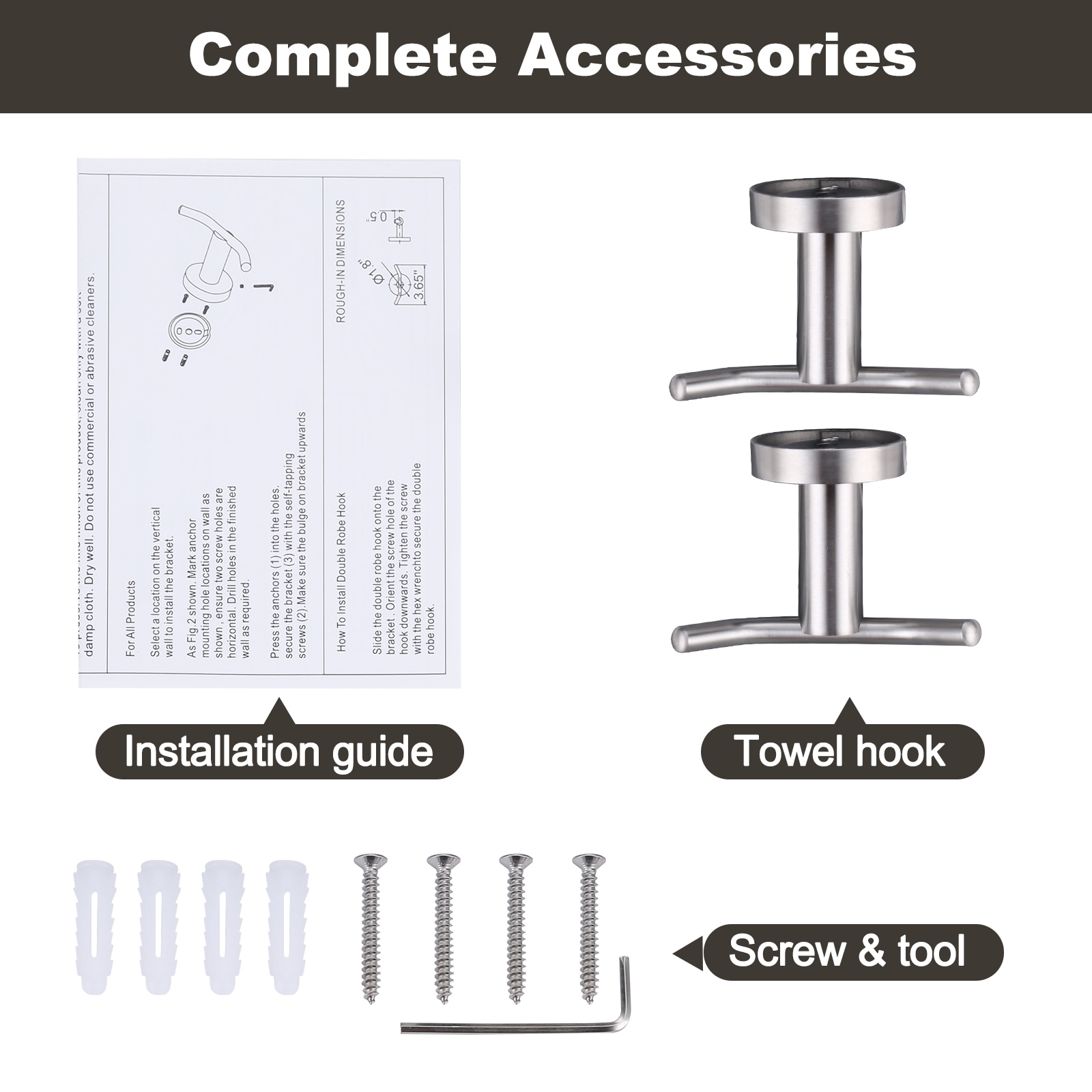 WOWOW 480807X2 Robe-Hooks - View #6