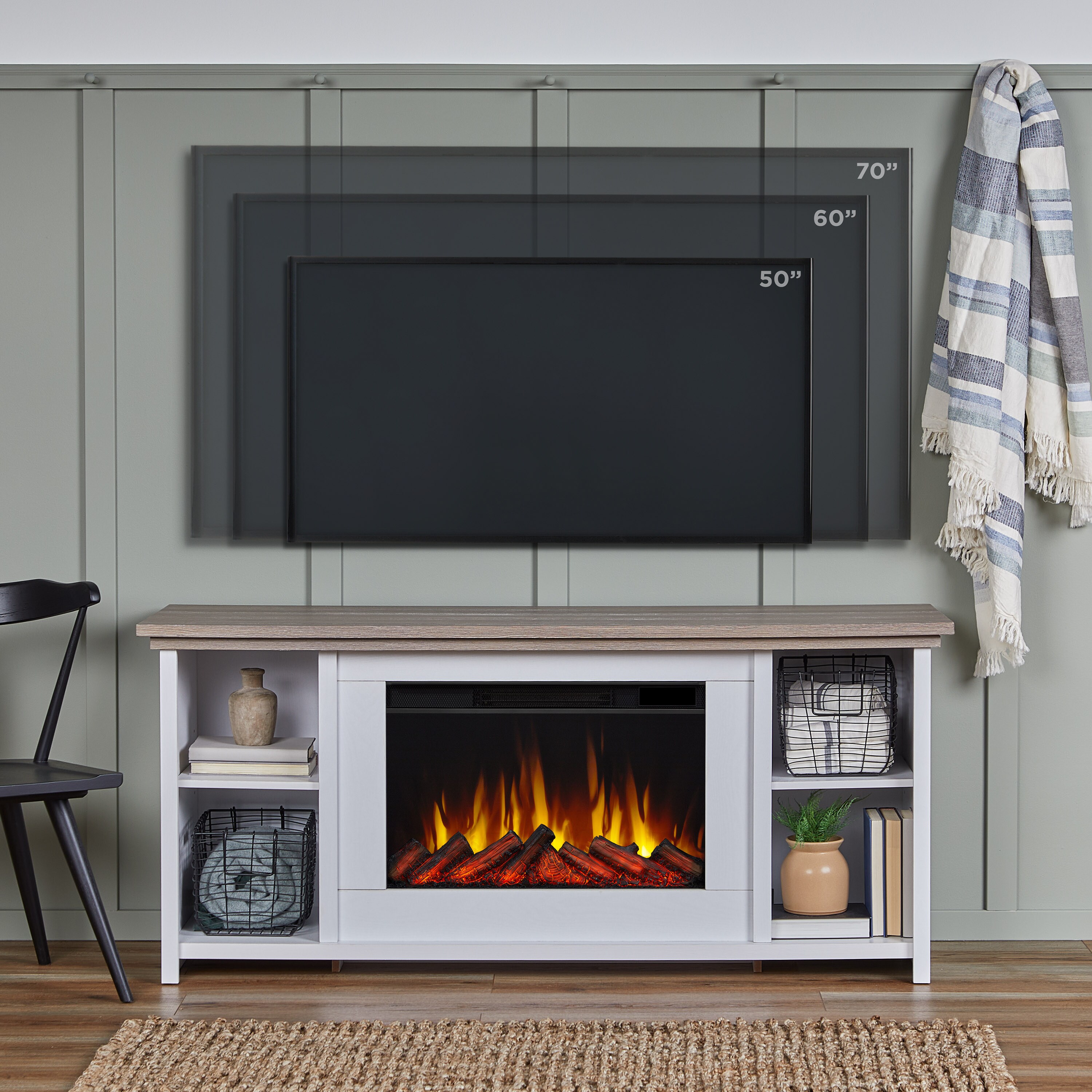 Real Flame 13055E-WHT Electric-Fireplaces - View #17