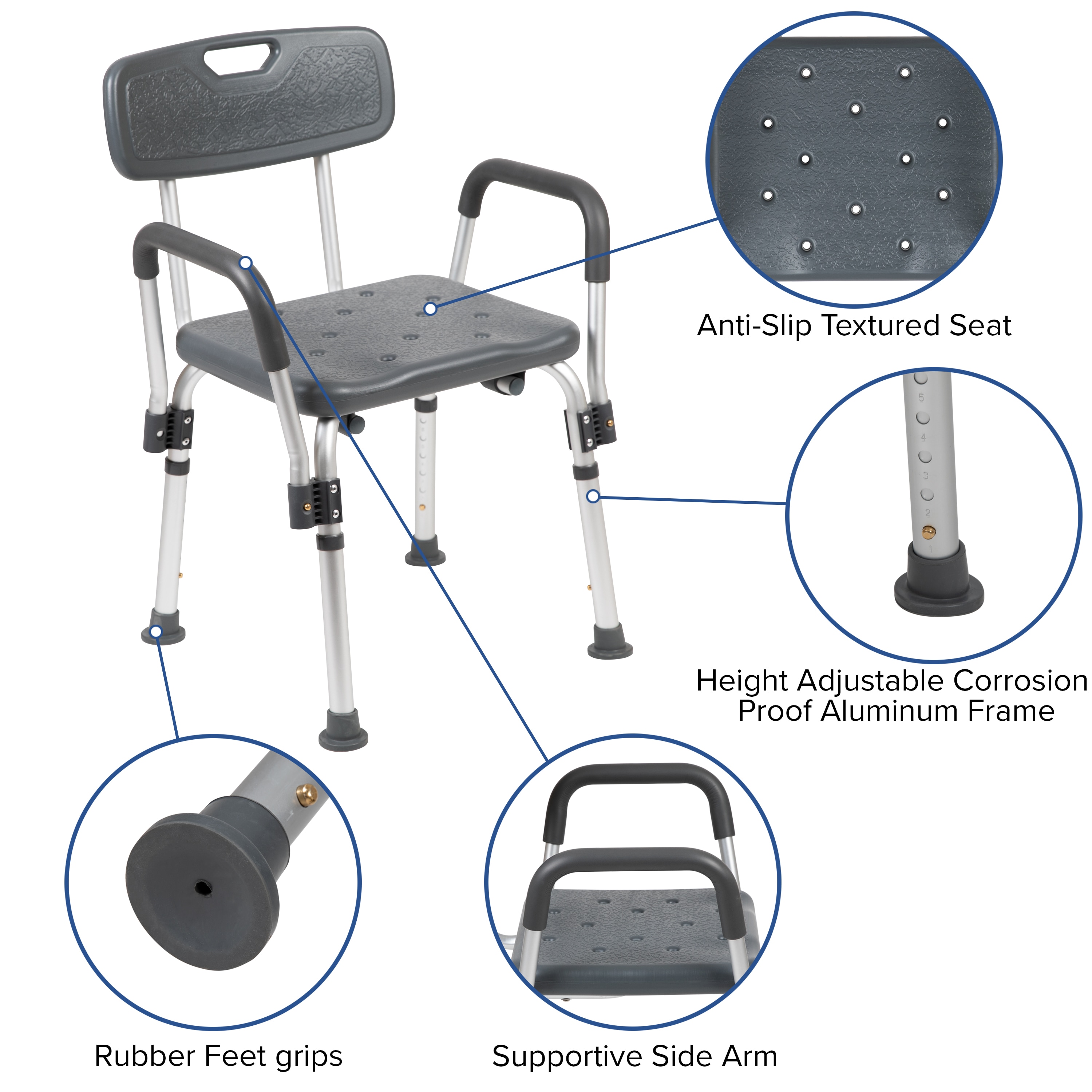 Flash Furniture 889142563723 Bath-Safety-Seats-Benches - View #6
