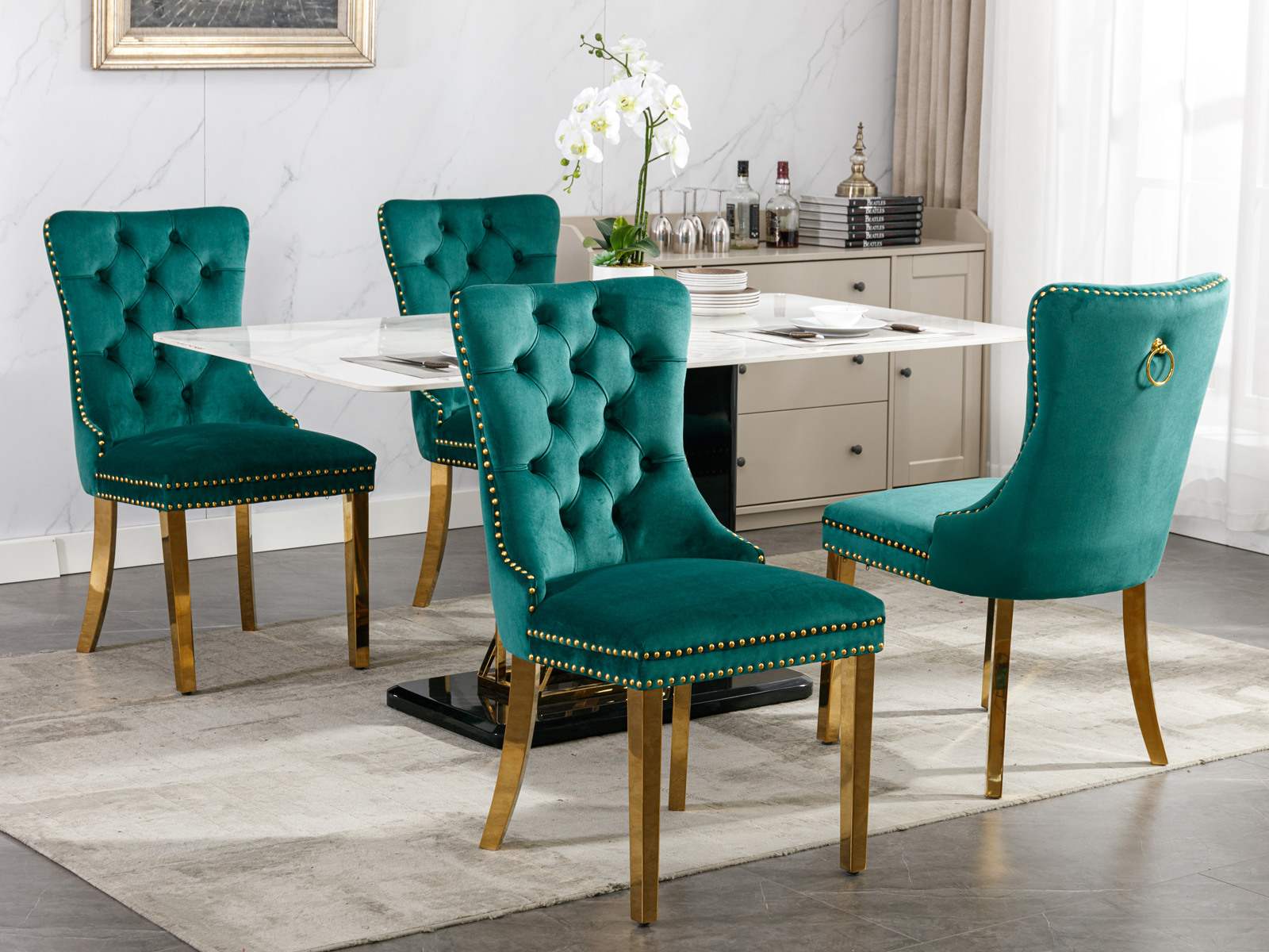 Vynxaria LEXY0112-DJCY-2GRE Dining-Chairs - View #4