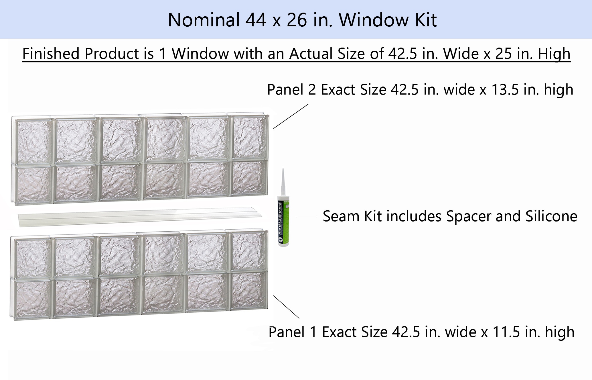 REDI2SET S4426IS Glass-Block-Windows - View #2