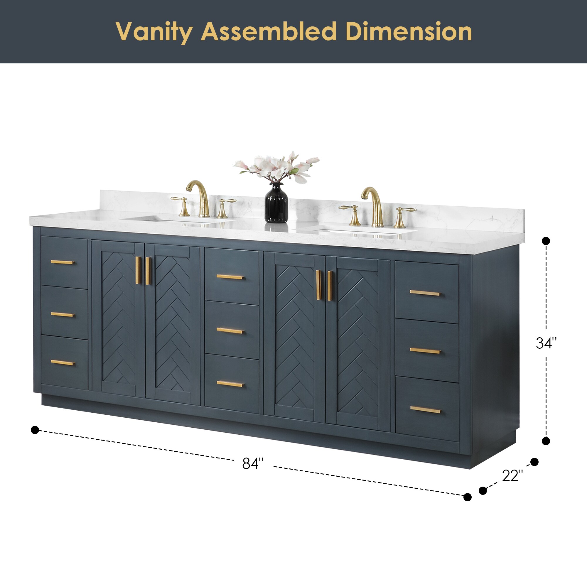 Altair 543084-CB-GW Bath-Vanity-Combo - View #12