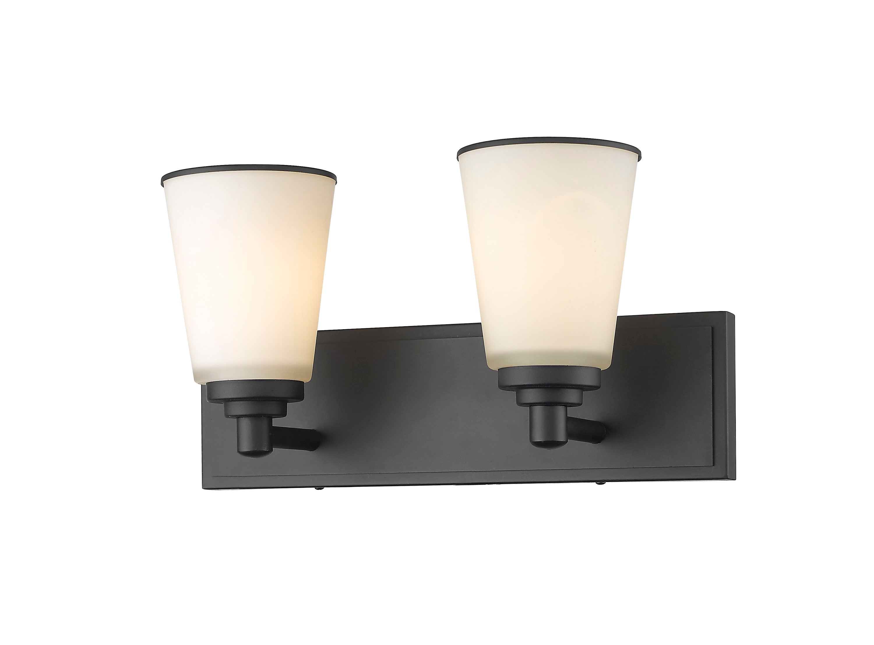 Z-Lite 432-2V-BRZ Jarra 16-in 2-Light Bronze Transitional Vanity Light