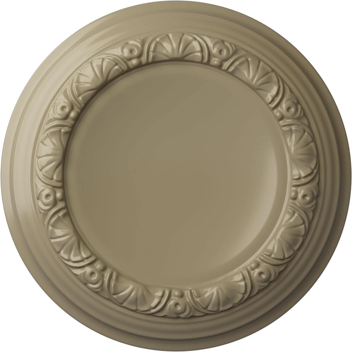 Ekena Millwork CM12CAGDF Carlsbad 12.5-in W x 12.5-in L Painted Gobi Desert Polyurethane Whole Ceiling Medallion