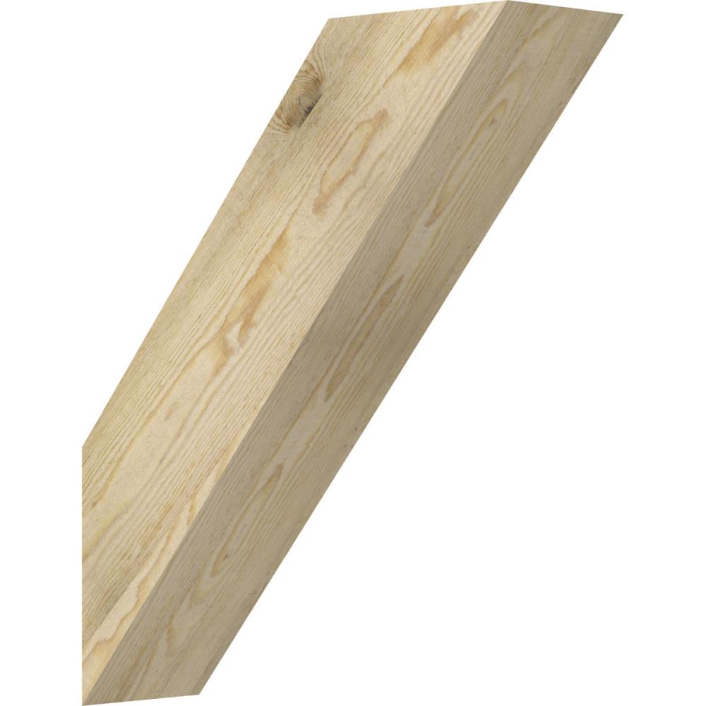 Ekena Millwork BRC06X20X24TRA00RDF 6-in x 20-in x 24-in Douglas Fir Unfinished Wood Traditional rough sawn