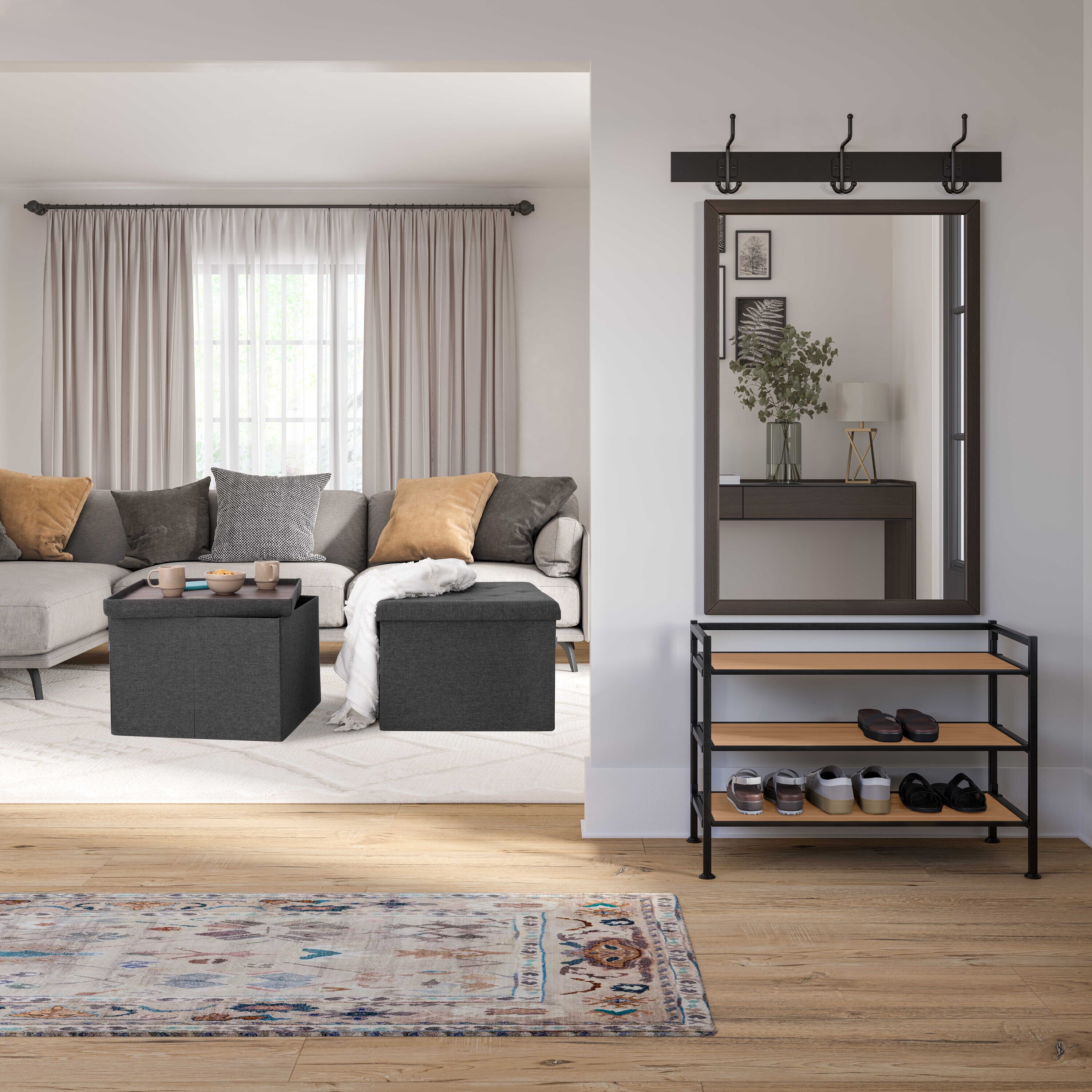 Seville Classics STR30251 Indoor-Ottomans - View #8