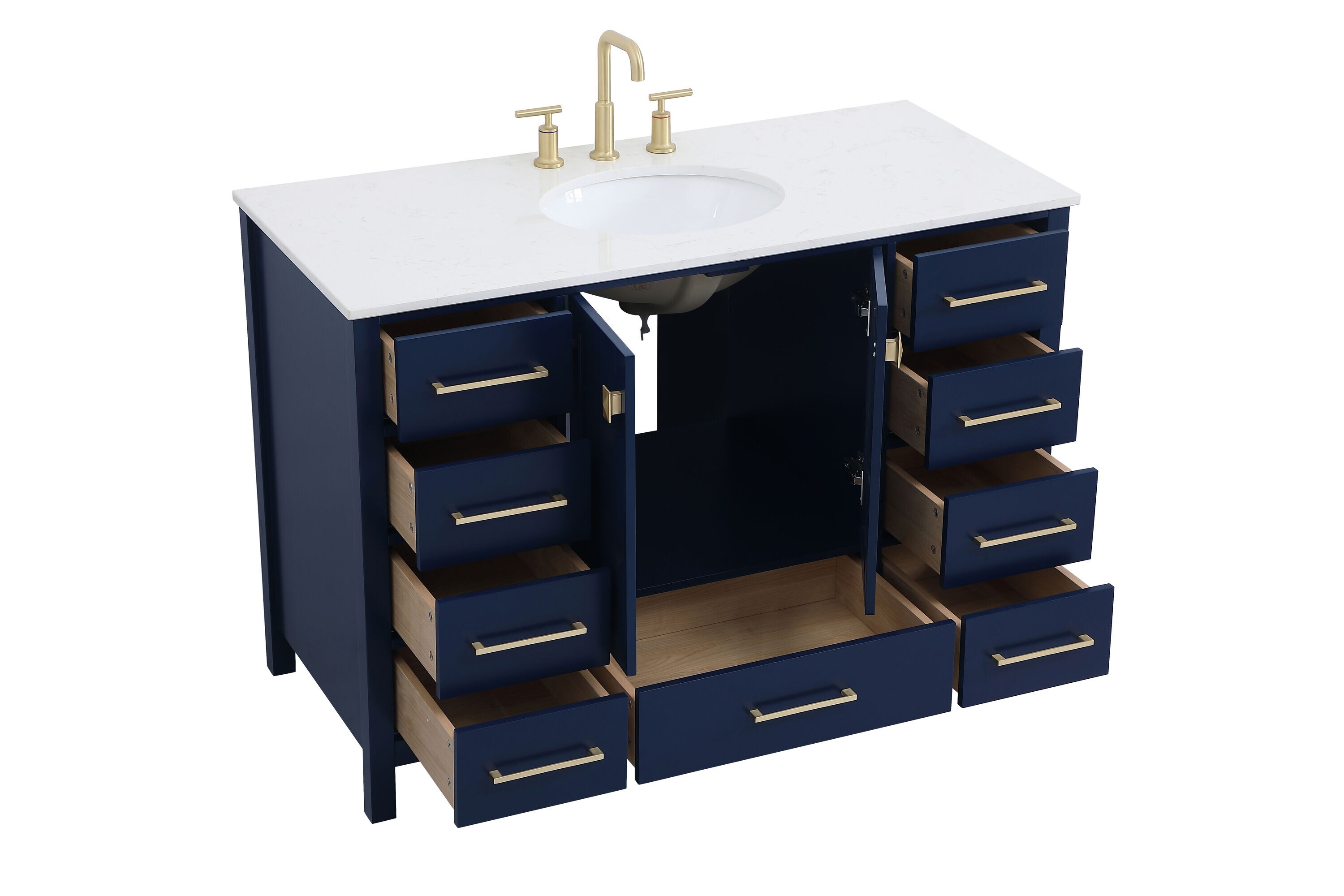 Elegant Decor FI56448BL Bath-Vanity-Combo - View #5