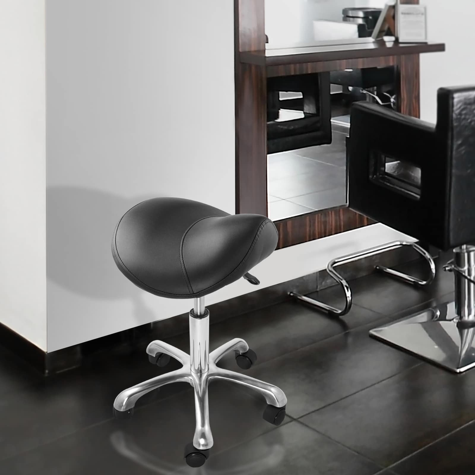 Saloniture SAL-STOOL-217-BLK Office-Chairs - View #7