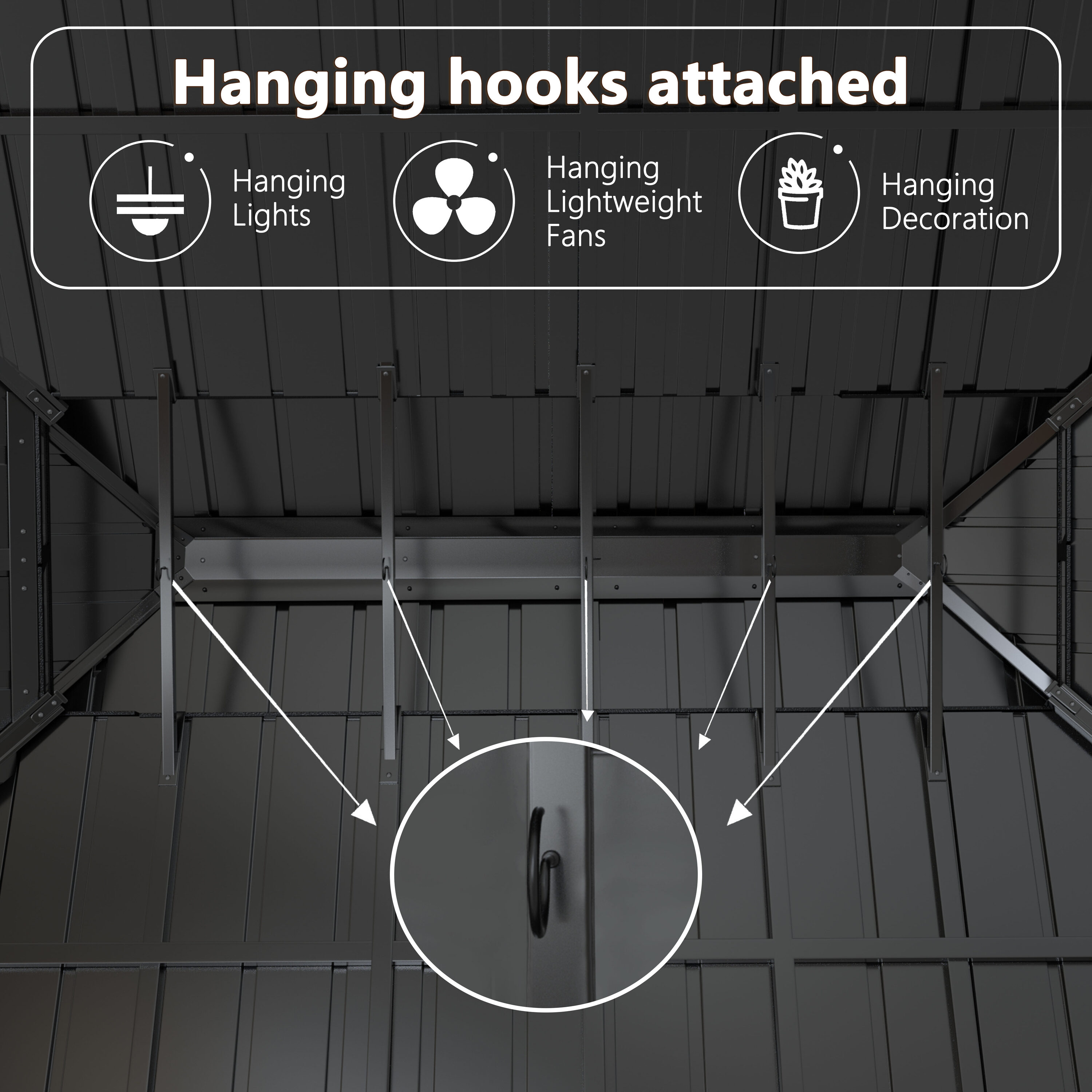 VEIKOUS PG0201-24RT Wood-Resin-Gazebos - View #9
